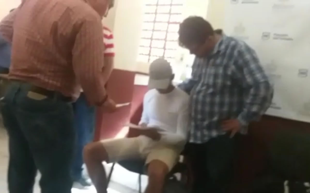 Diego y su detención. (Milenio)