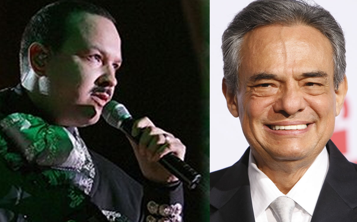 Pepe Aguilar y José José.