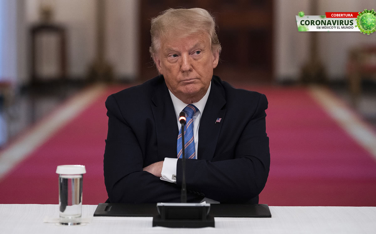 Trump, afectado por el coronavirus (AFP)