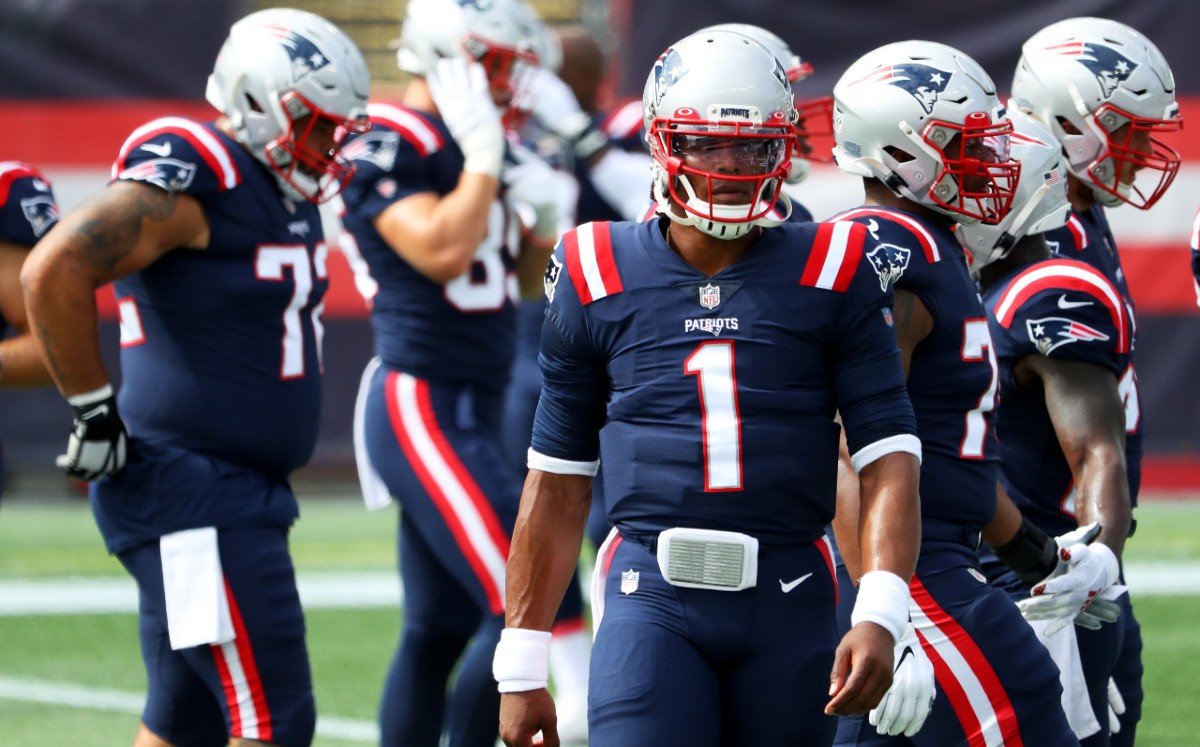 Cam Newton dio positivo a covid-19. Foto: AFP