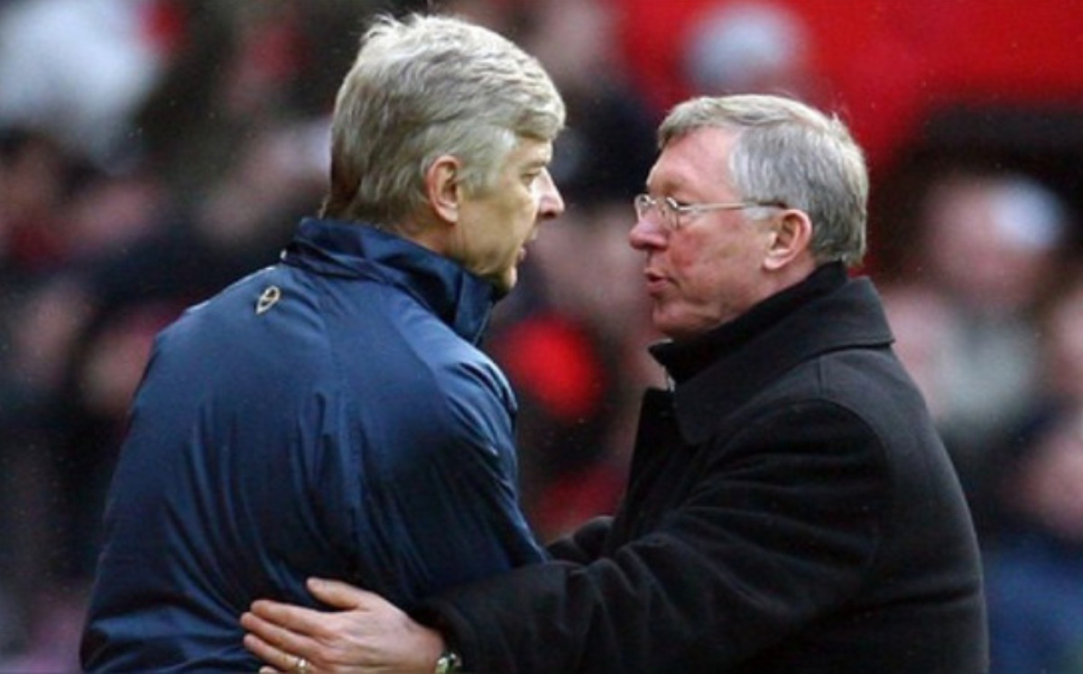 Ferguson y Wenger fueron grandes rivales en la Premier League. (FOTO: AFP)