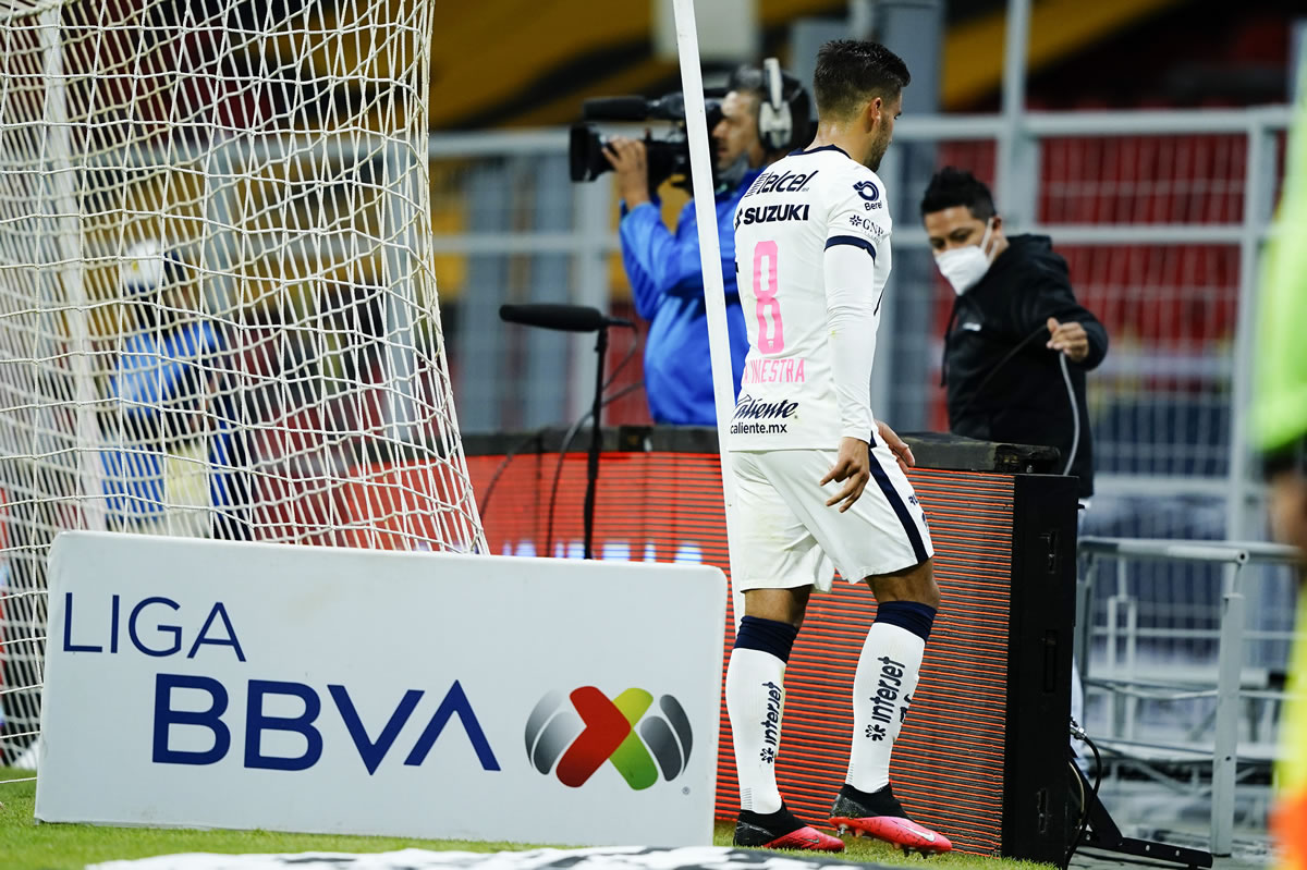 Andrés Iniestra echó a perder el buen juego de Pumas. (Foto: Imago7)