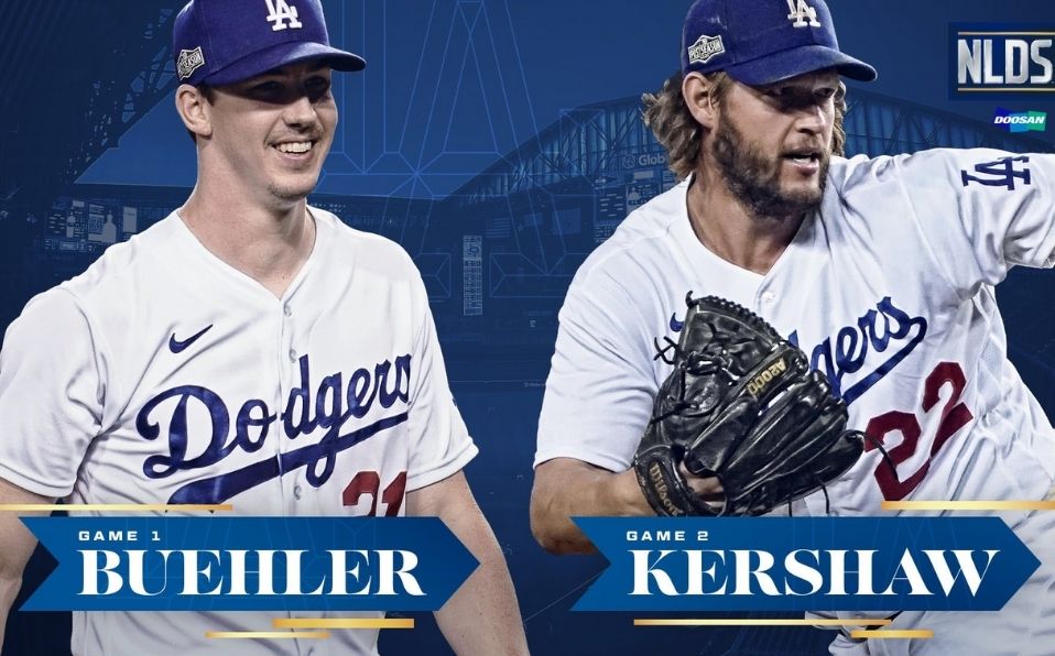 Buehler y Kershaw también abrieron los dos juegos de la Serie de Comodines. (Foto: @Dodgers)