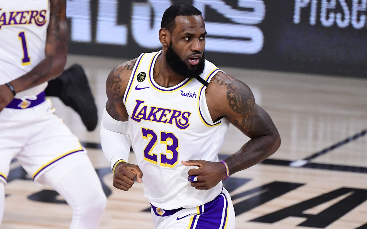 The King habló también de los fallos de los Lakers (AFP)