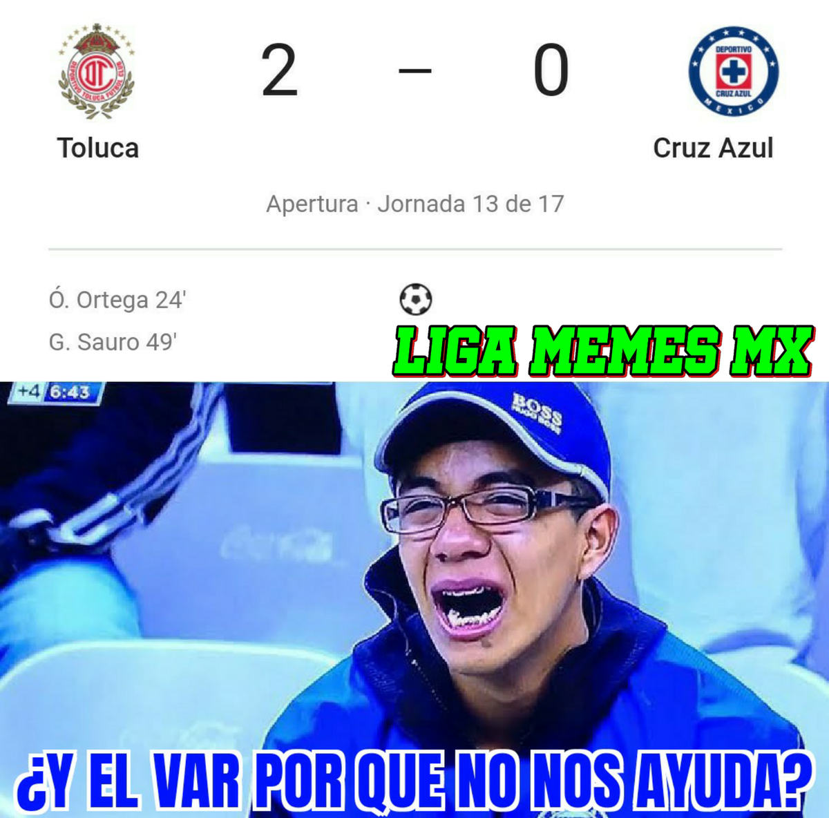 ¿Ya va a empezar el declive típico de Cruz Azul? Para que sus aficionados preparen los Kleenex.