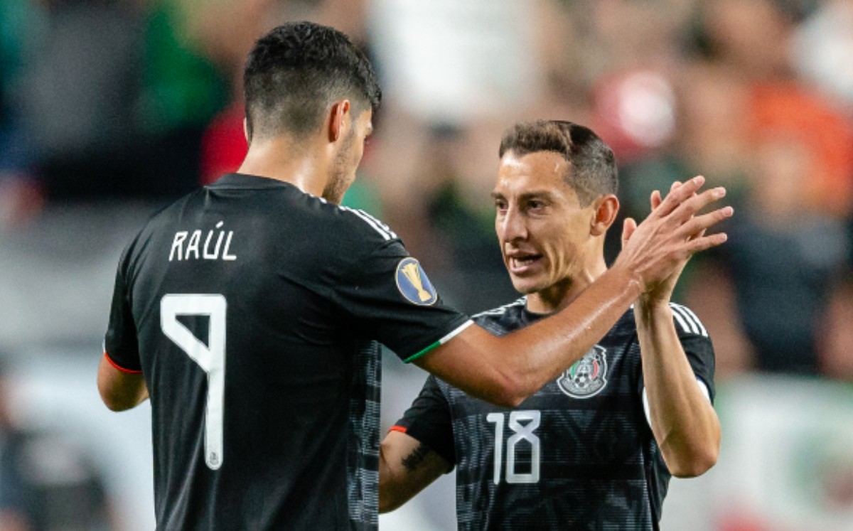 Raúl Jiménez y Andrés Guardado, en la Selección Mexicana. Foto: Imago7