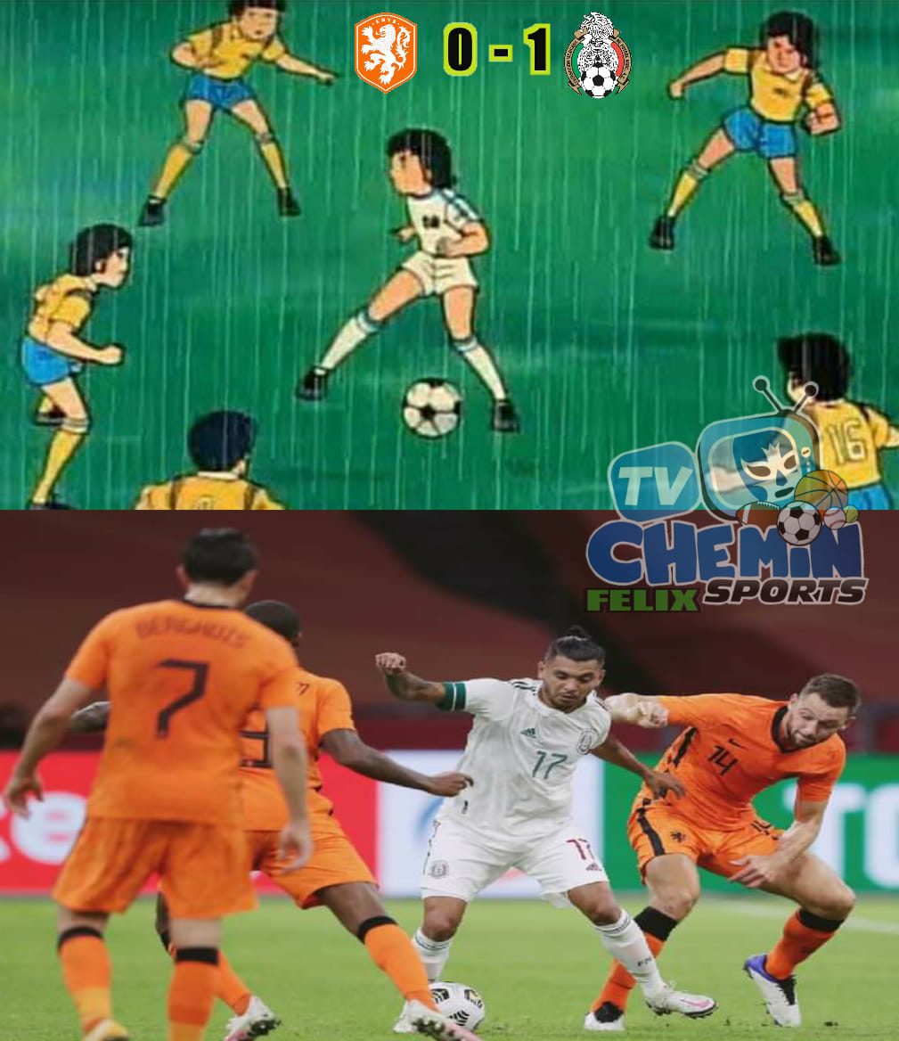 Tecatito fue imparable para los holandeses como Oliver Atom.