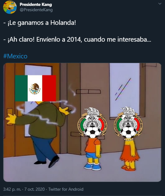 Pero algún día nos vengaremos en la Copa del Mundo, holandeses.