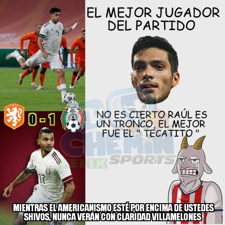 Los mejores memes del México 1-0 Holanda está en Mediotiempo.
