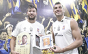 Gignac y Nahuel cerraron el video de la entrega de kits. (Foto: @TigresOficial