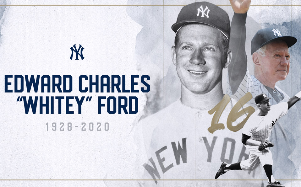 Fallece Whitey Ford, legendario pitcher de Yankees