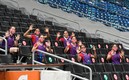 Jugadoras de Chivas en el Estadio BBVA durante el encuentro ante Rayadas de la J9. Foto: Imago7