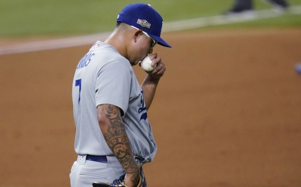 El culichi está en su cuarta postemporada con los Dodgers. (Foto: AP)