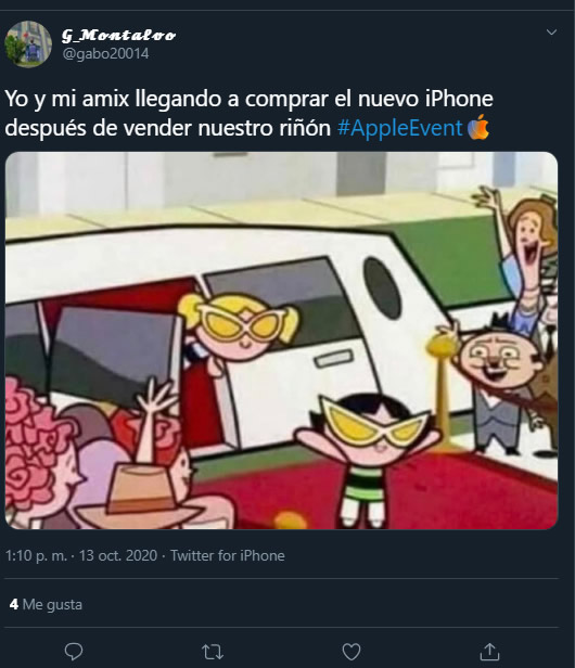 Si te alcanza para comprar el iPhone 12, presúmelo.