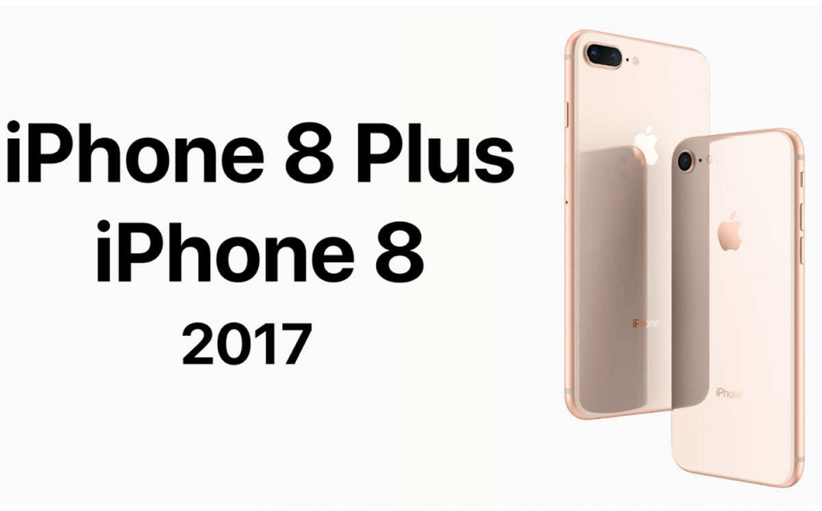 iPhone 8 Pus  y iPhone 8 del 2017.