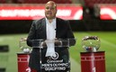 Enrique Alfaro en un evento celebrado en enero. El gobernador de Jalisco se reunió con las directivas de Chivas y Atlas. Foto: Imago7