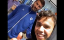 El jugador de Tigres bromeó con el aficionado. (Foto: @Octaviogarcia01)