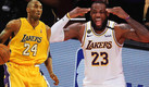 LeBron James dio el título 17 a los Lakers, de los que Kobe fue partícipe en cinco. (AFP)