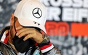 Valtteri Bottas, durante la conferencia de prensa de Mercedes. Foto: AFP