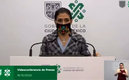 Durante la conferencia de este viernes.