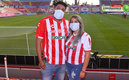Los fans de los Rayos, presentes en el Estadio Victoria (Imago7)
