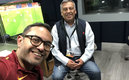 El Furby en una transmisión junto a Raúl Pérez (Twitter @LuisElFurby)