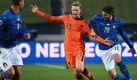 Italia quedó con 6 puntos y Países Bajos con 5 en el Grupo A de la UEFA Nations League. (AFP)
