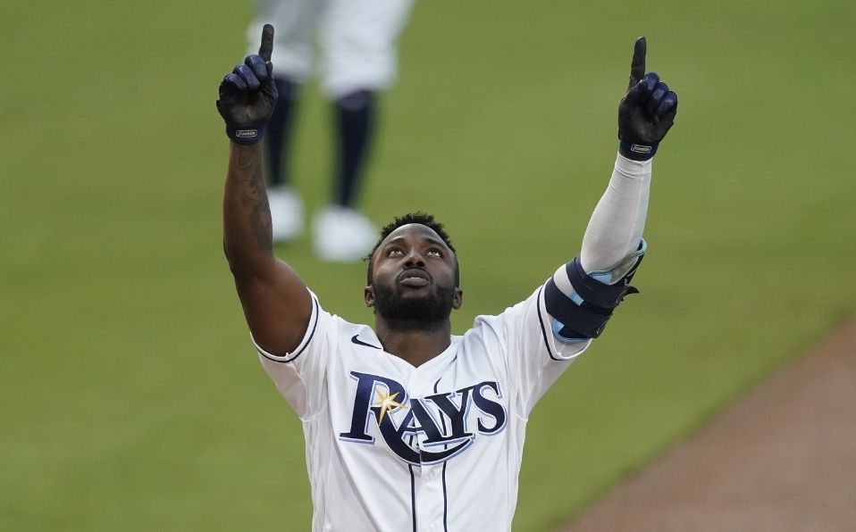 El cubano Arozarena hizo historia en el triunfo de los Rays. (Foto: AP)