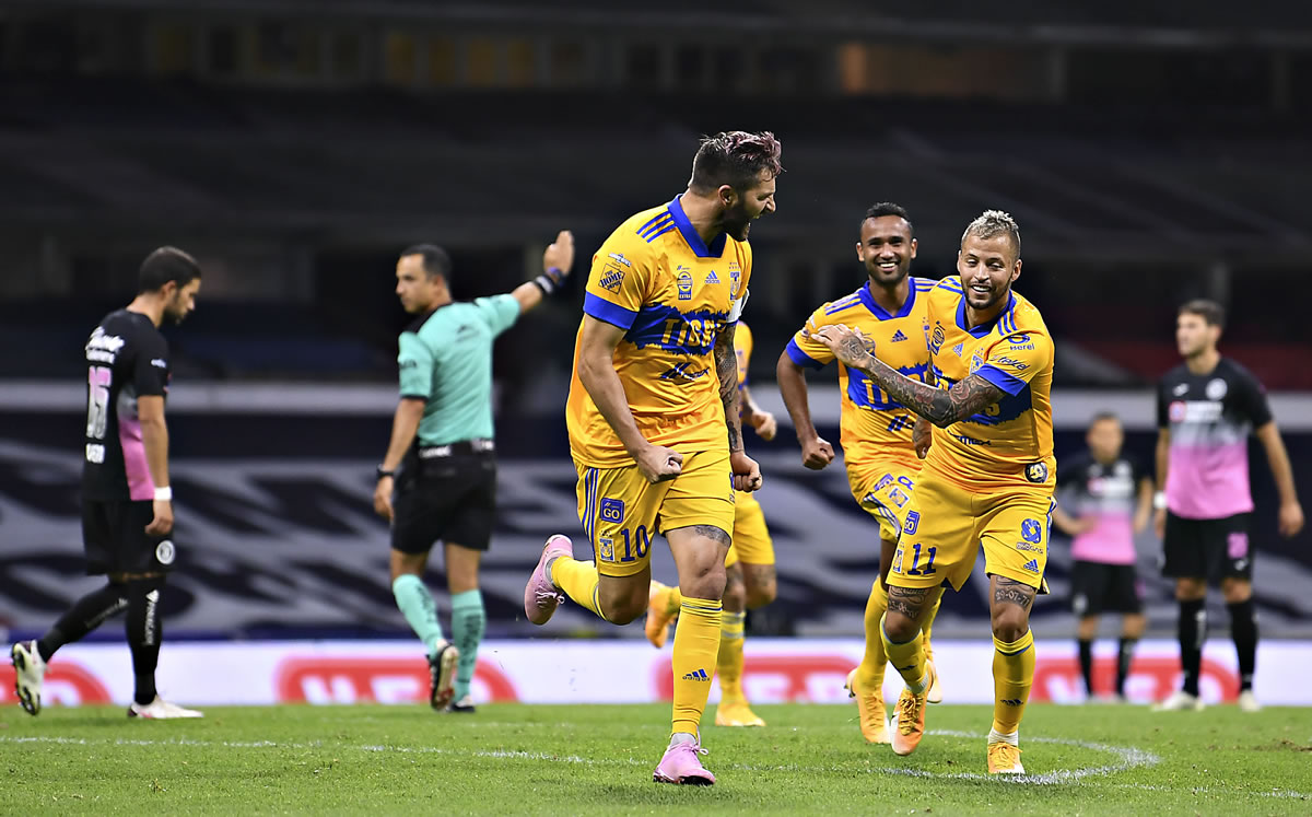 Cruz Azul vs Tigres (0-2). Quinto triunfo al hilo para la UANL