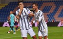 Alvaro Morata festejó su primer tanto con la Juve. FOTO: AFP.