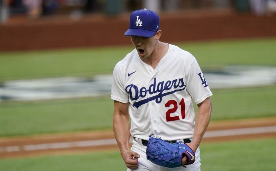 Buehler ayudó a los Dodgers a forzar un Juego 7 en la ronda anterior contra los Bravos. (Foto: AP)