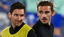 Lionel Messi es obviamente titular en el debut de Champions, pero Griezmann se queda en banca. (AFP)