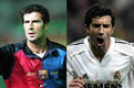 Luis Figo jugó para el Barcelona y Real Madrid.