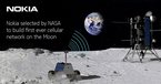 La empresa finlandesa logró llegar a un acuerdo con la NASA para implementar la red en el satélite de la Tierra. Foto: Nokia Twitter