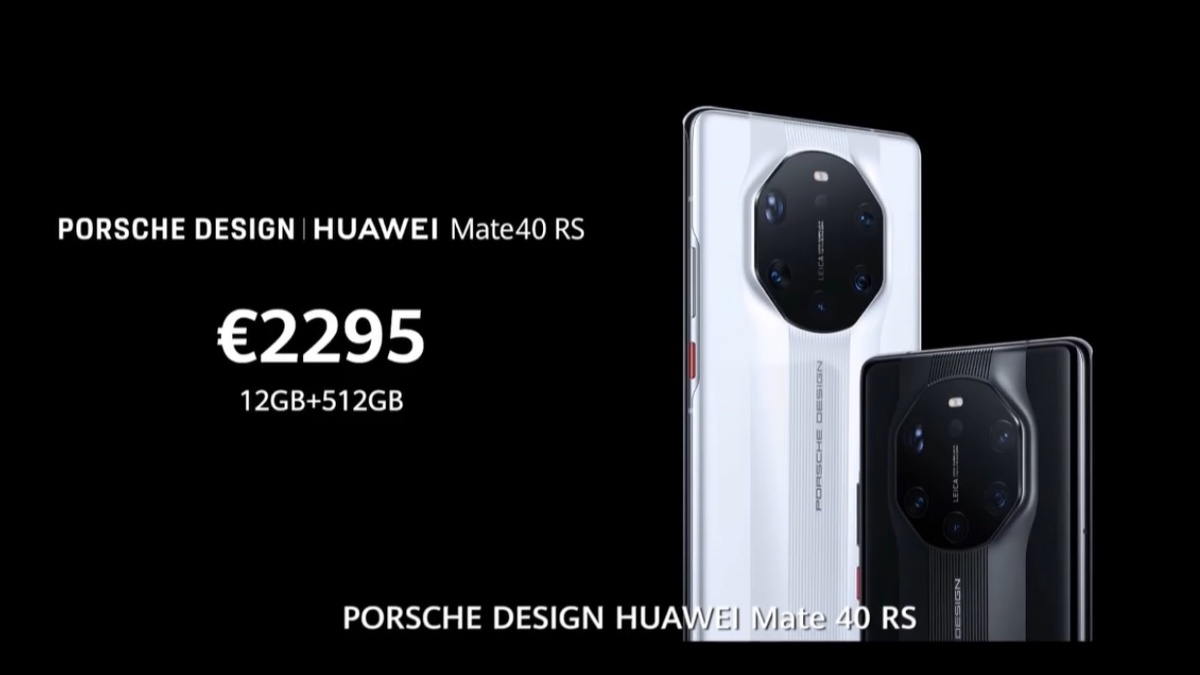 Huawei Mate 40 Porsche Design: 2,295 euros (57,240 pesos mexicanos).