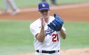Walker Buehler abrirá el tercero de la Serie Mundial para los Dodgers. Foto: AFP
