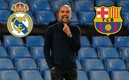 Guardiola no podrá ver el Clásico debido a que a esa hora estará tomando un vuelo. FOTO: AFP.