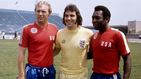 Pelé con la camiseta del Team America en 1976.