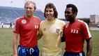 Pelé con la camiseta del Team America en 1976.