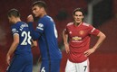 Edinson Cavani ya debutó con la playera del Manchester United. Foto: AFP