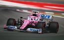 Checo Pérez tuvo una buea clasificación y largará cuarto en España. Foto: AFP