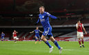 Vardy entró de cambio y definió el partido (AFP)