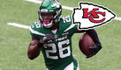 Le'Veon Bell llega a los campeones de la NFL, Kansas City Chiefs. (AFP)