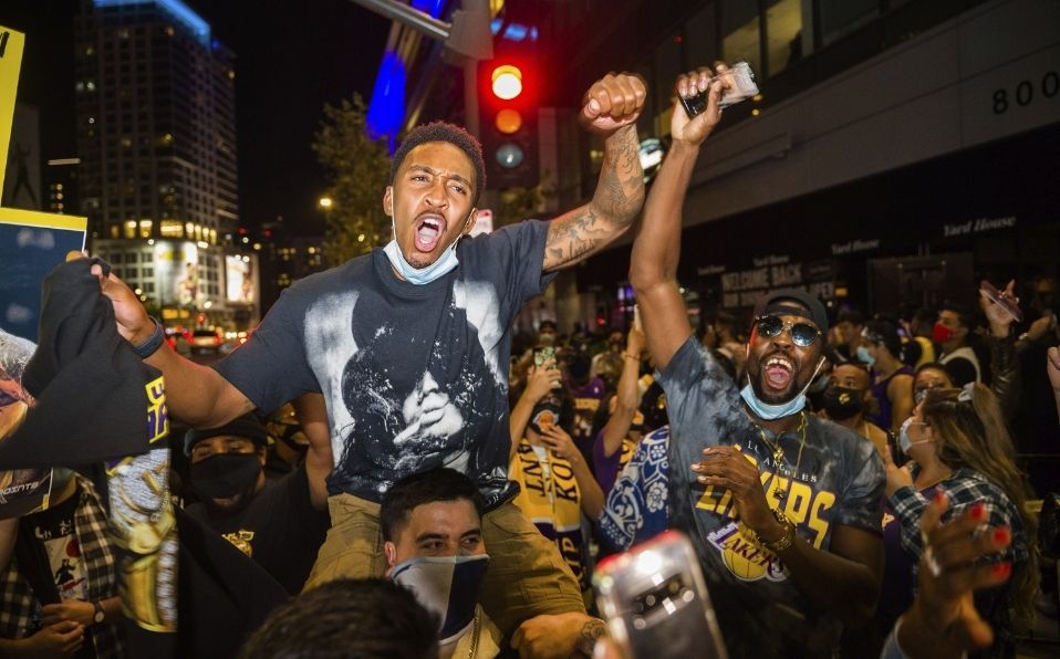 Las celebraciones se han extendido por todo la área de Los Ángeles. (Foto: AP)