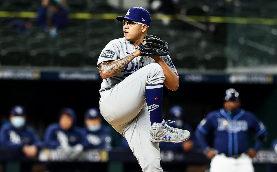 En lo que va de la postemporada, Julio Urías tiene efectividad de 1.31. (Foto: @MLB_Mexico)