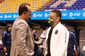 El técnico esmeralda  intercambió algunas palabras con su homólogo del Puebla. Foto: Imago 7