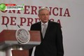 AMLO atiende a la prensa desde Palacio Nacional. FOTO: Notimex.