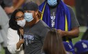 Justin Turner durante las celebración del campeonato de los Dodgers de Los Angeles. Foto: AFP