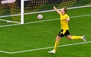 Erling Haaland sentenció el duelo ante los rusos en los últimos minutos del partido. FOTO: AFP.
