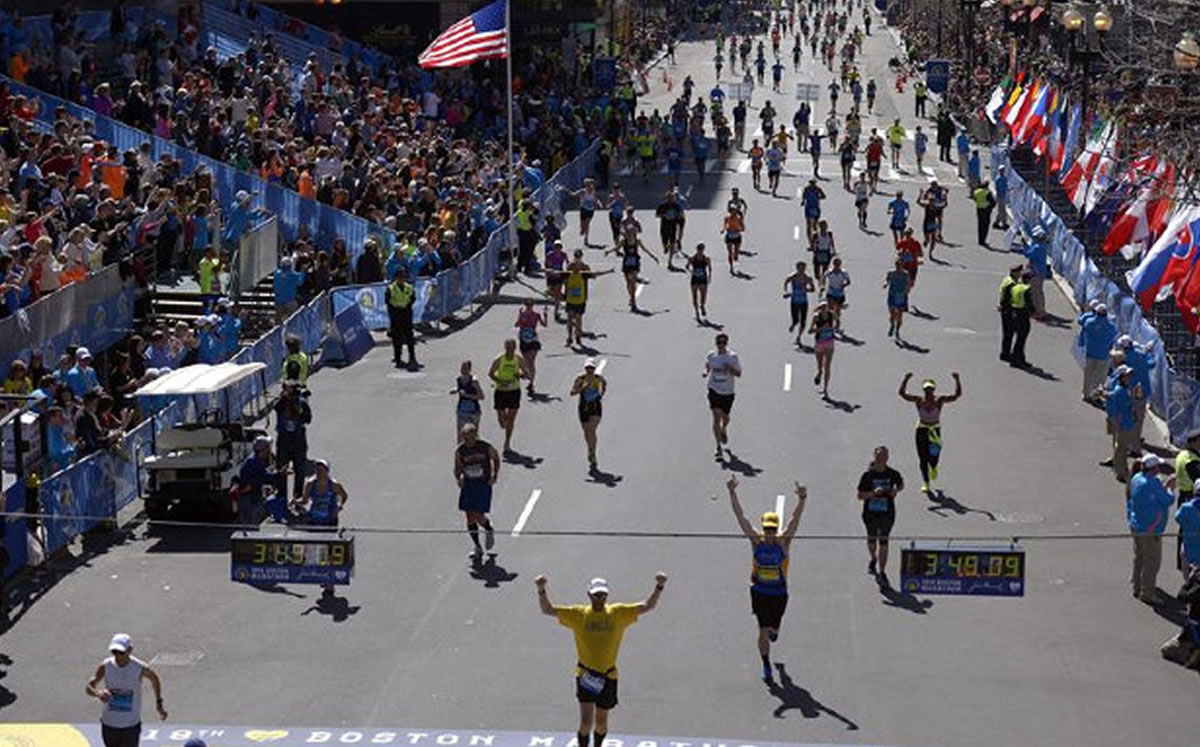 Nunca se había dejado de correr en abril el maratón. (EFE)